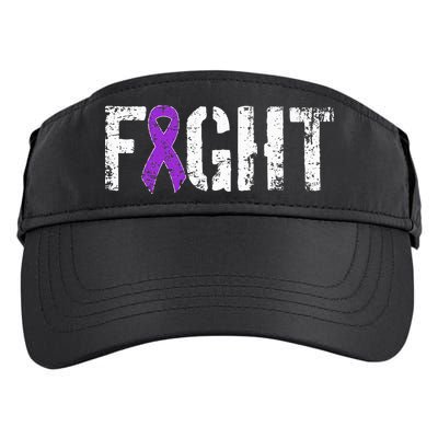 Fight Pancreatic Cancer Military Style Awareness Ribbon Adult Drive Performance Visor