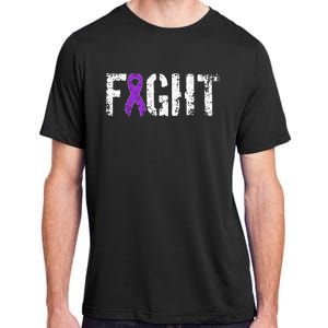 Fight Pancreatic Cancer Military Style Awareness Ribbon Adult ChromaSoft Performance T-Shirt