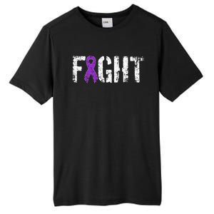 Fight Pancreatic Cancer Military Style Awareness Ribbon Tall Fusion ChromaSoft Performance T-Shirt