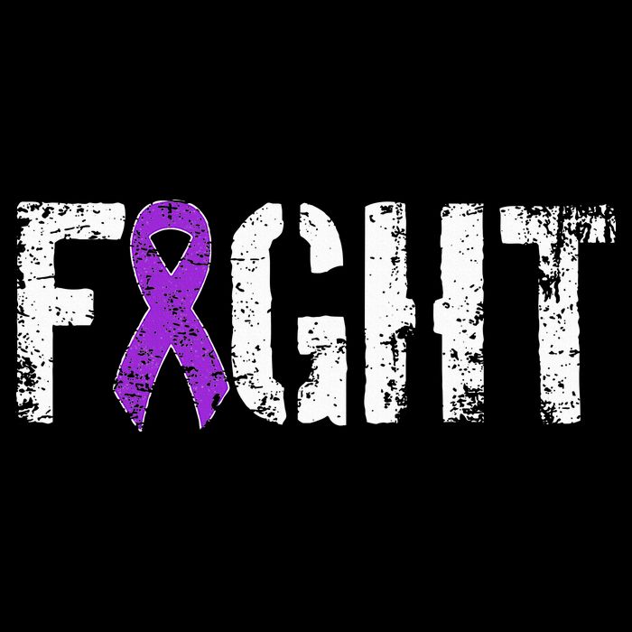 Fight Pancreatic Cancer Military Style Awareness Ribbon Drawstring Bag