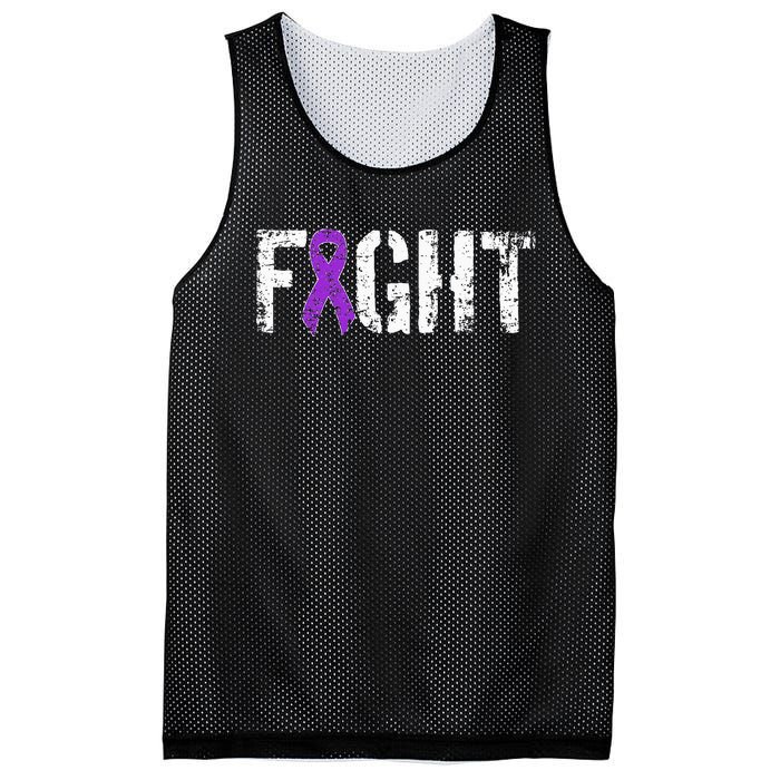 Fight Pancreatic Cancer Military Style Awareness Ribbon Mesh Reversible Basketball Jersey Tank