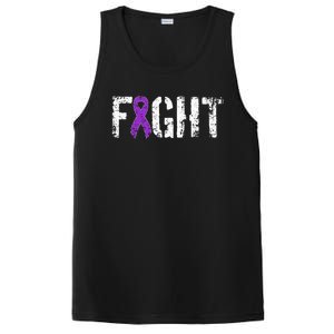 Fight Pancreatic Cancer Military Style Awareness Ribbon PosiCharge Competitor Tank