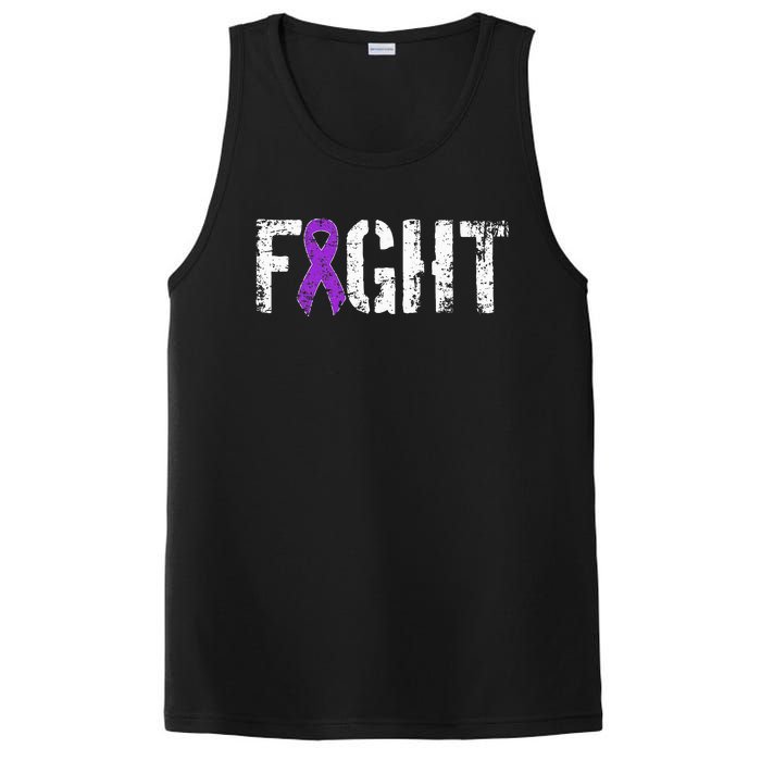 Fight Pancreatic Cancer Military Style Awareness Ribbon PosiCharge Competitor Tank