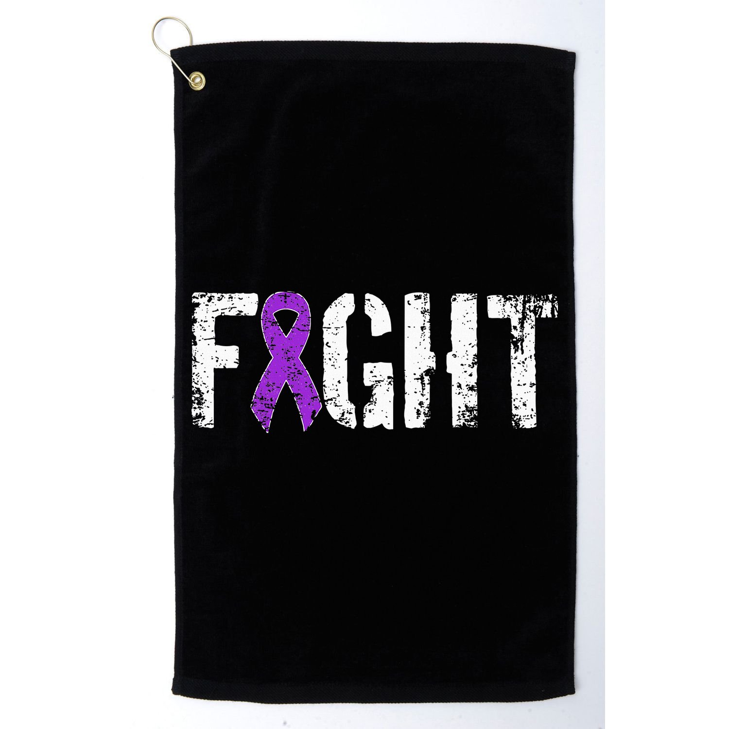 Fight Pancreatic Cancer Military Style Awareness Ribbon Golf Towel