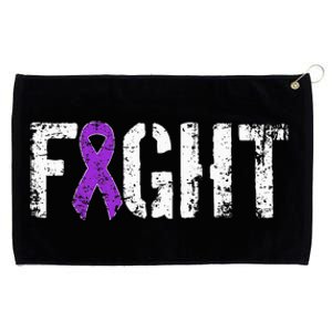 Fight Pancreatic Cancer Military Style Awareness Ribbon Grommeted Golf Towel