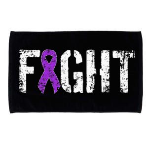 Fight Pancreatic Cancer Military Style Awareness Ribbon Microfiber Hand Towel