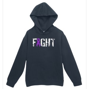 Fight Pancreatic Cancer Military Style Awareness Ribbon Urban Pullover Hoodie