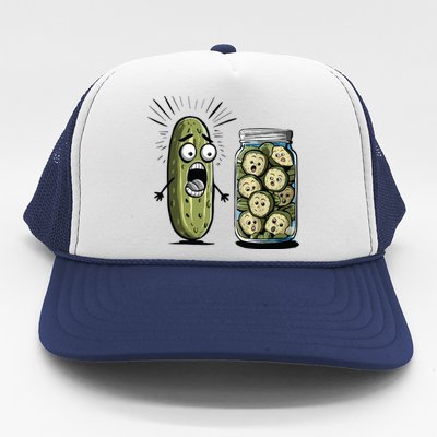 Funny Pickle C Trucker Hat