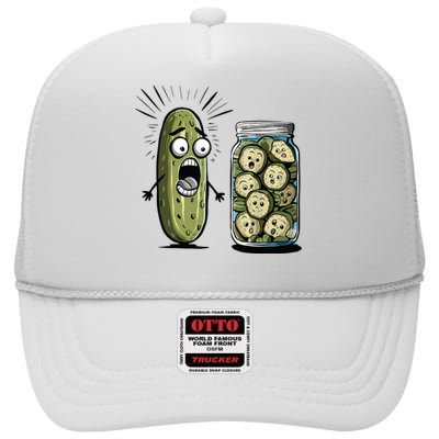 Funny Pickle C High Crown Mesh Back Trucker Hat