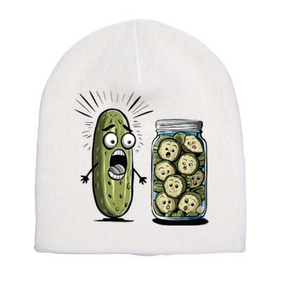 Funny Pickle C Short Acrylic Beanie