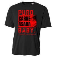 Funny Puro Carne Asada Baby Gorditoyguapo Cooling Performance Crew T-Shirt