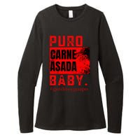 Funny Puro Carne Asada Baby Gorditoyguapo Womens CVC Long Sleeve Shirt