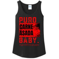 Funny Puro Carne Asada Baby Gorditoyguapo Ladies Essential Tank