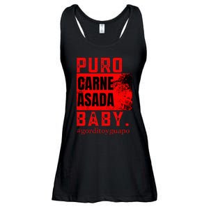 Funny Puro Carne Asada Baby Gorditoyguapo Ladies Essential Flowy Tank