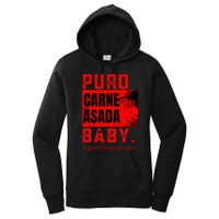 Funny Puro Carne Asada Baby Gorditoyguapo Women's Pullover Hoodie