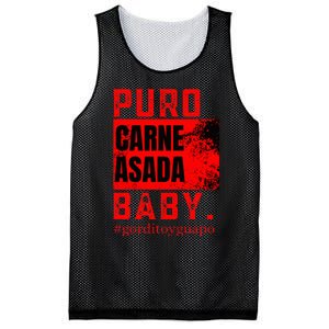 Funny Puro Carne Asada Baby Gorditoyguapo Mesh Reversible Basketball Jersey Tank