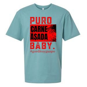 Funny Puro Carne Asada Baby Gorditoyguapo Sueded Cloud Jersey T-Shirt