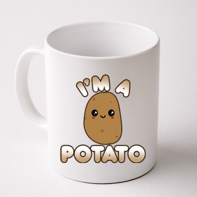 Funny Potato Costume Cute Kawaii Style Smiling IM A Potato Gift Coffee Mug