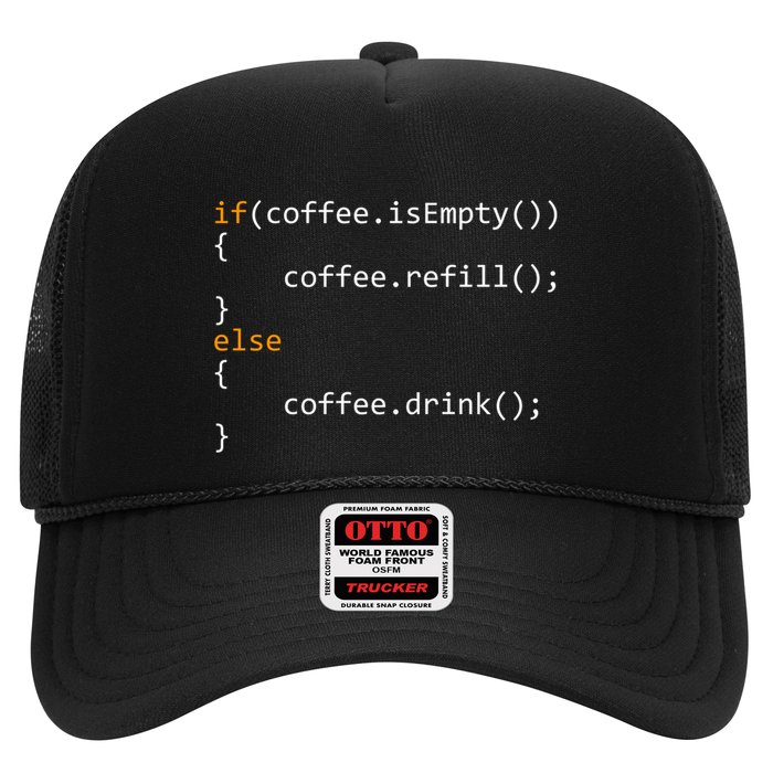 Funny Programmer Coffee Gift For Coders Gift Trucker Hat