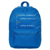 Funny Programmer Coffee Gift For Coders Gift 16 in Basic Backpack