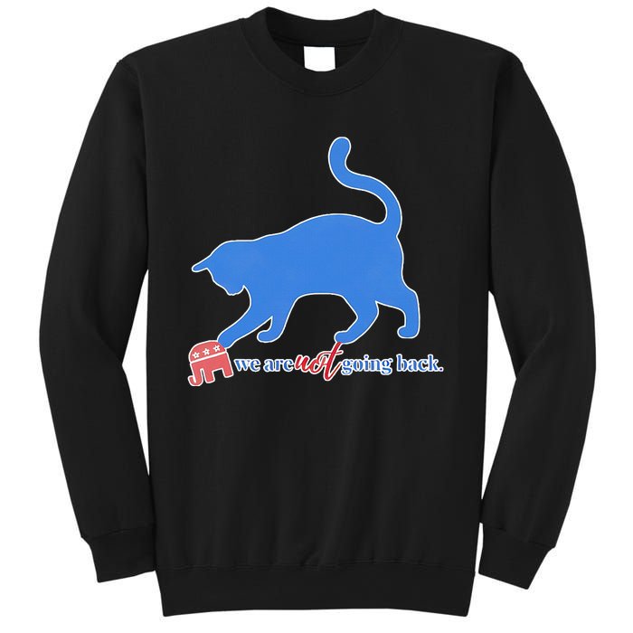 Funny Political Cat Pushing Republican Elephant Sweatshirt