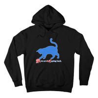 Funny Political Cat Pushing Republican Elephant Tall Hoodie