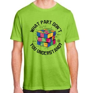 Funny Puzzle Cube Adult ChromaSoft Performance T-Shirt