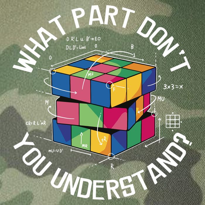 Funny Puzzle Cube Legacy Tie Dye Trucker Hat