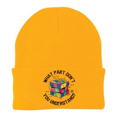 Funny Puzzle Cube Knit Cap Winter Beanie