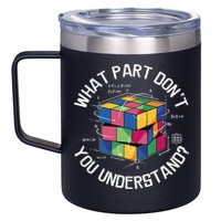 Funny Puzzle Cube 12oz Stainless Steel Coffee Mug