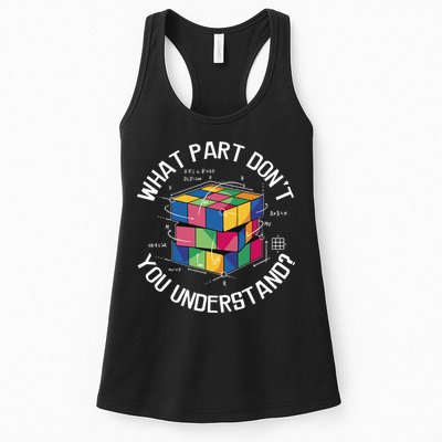 Funny Puzzle Cube Womens Tank Top
