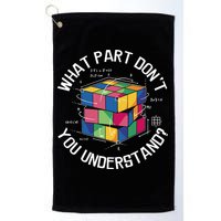 Funny Puzzle Cube Golf Towel