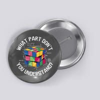 Funny Puzzle Cube Button