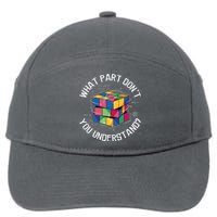 Funny Puzzle Cube 7-Panel Snapback Hat