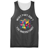 Funny Puzzle Cube Mesh Reversible Basketball Jersey Tank