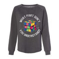 Funny Puzzle Cube Womens California Wash Sweatshirt