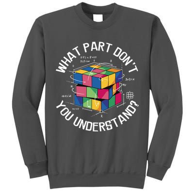 Funny Puzzle Cube Tall Sweatshirt