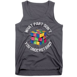 Funny Puzzle Cube Tank Top