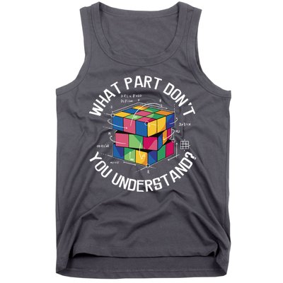 Funny Puzzle Cube Tank Top