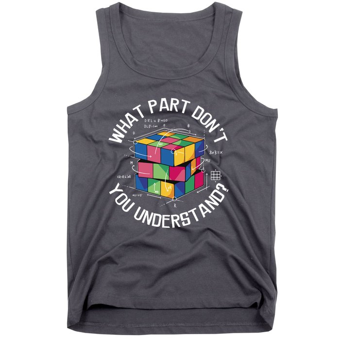 Funny Puzzle Cube Tank Top