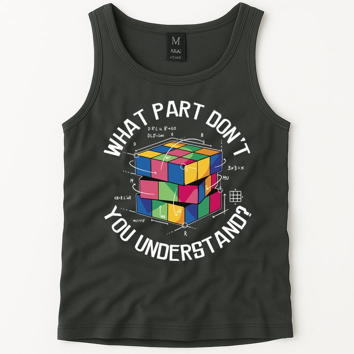 Funny Puzzle Cube Tank Top