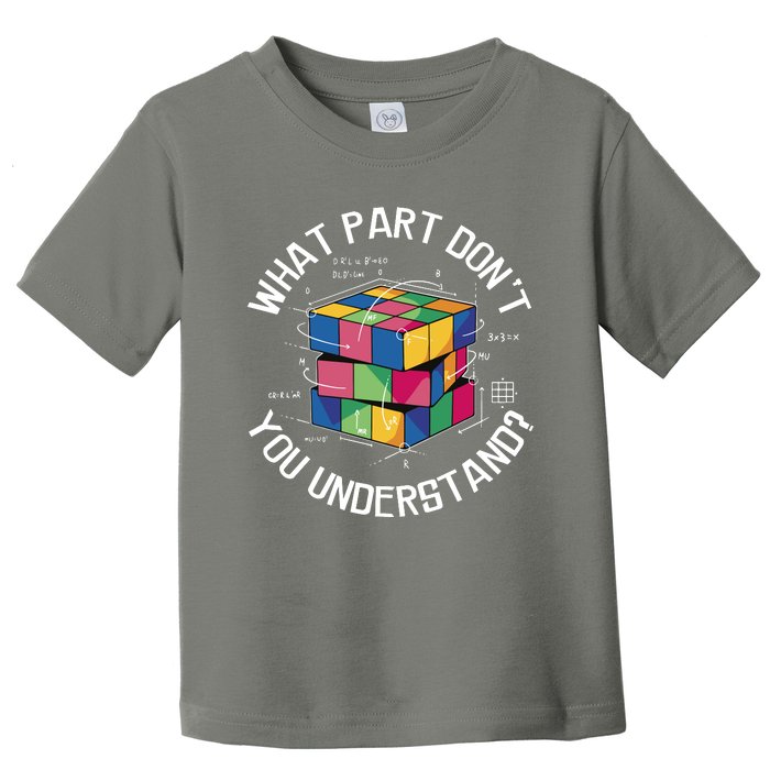 Funny Puzzle Cube Toddler T-Shirt