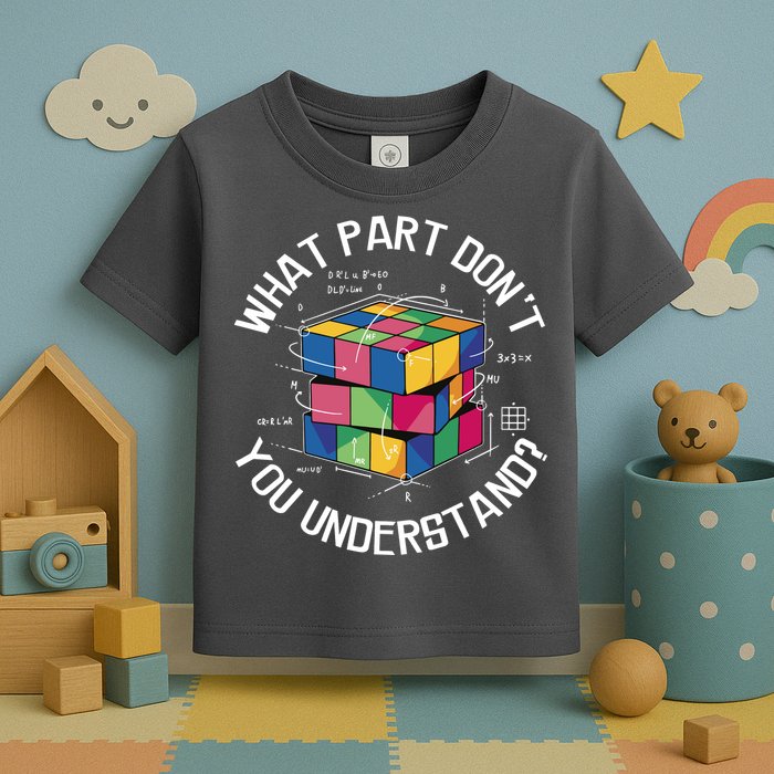 Funny Puzzle Cube Toddler T-Shirt