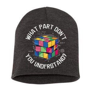 Funny Puzzle Cube Short Acrylic Beanie