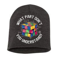 Funny Puzzle Cube Short Acrylic Beanie