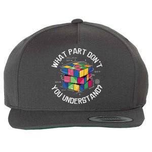 Funny Puzzle Cube Wool Snapback Cap