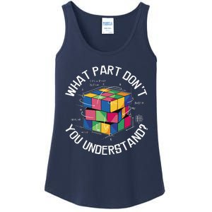 Funny Puzzle Cube Ladies Essential Tank