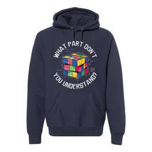 Funny Puzzle Cube Premium Hoodie