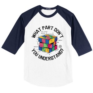 Funny Puzzle Cube Baseball Sleeve Shirt