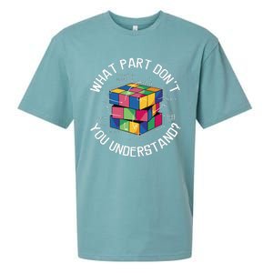 Funny Puzzle Cube Sueded Cloud Jersey T-Shirt